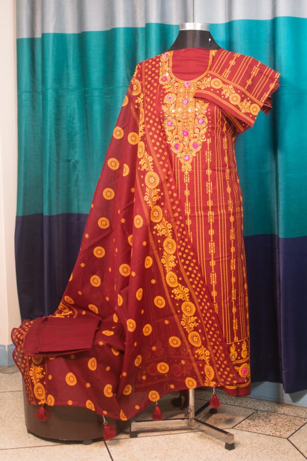 Bihari-buttiqs-4 বিহারী বুটিক্স থ্রি পিস - B4