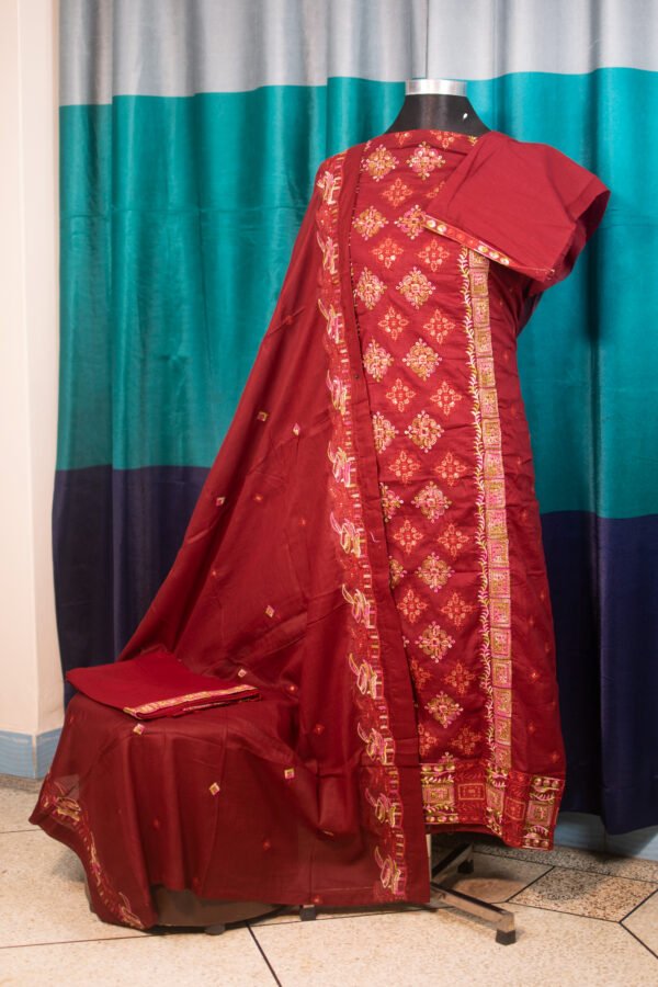 Kari-Jama-3 প্রিমিয়াম সুতি থ্রি পিস